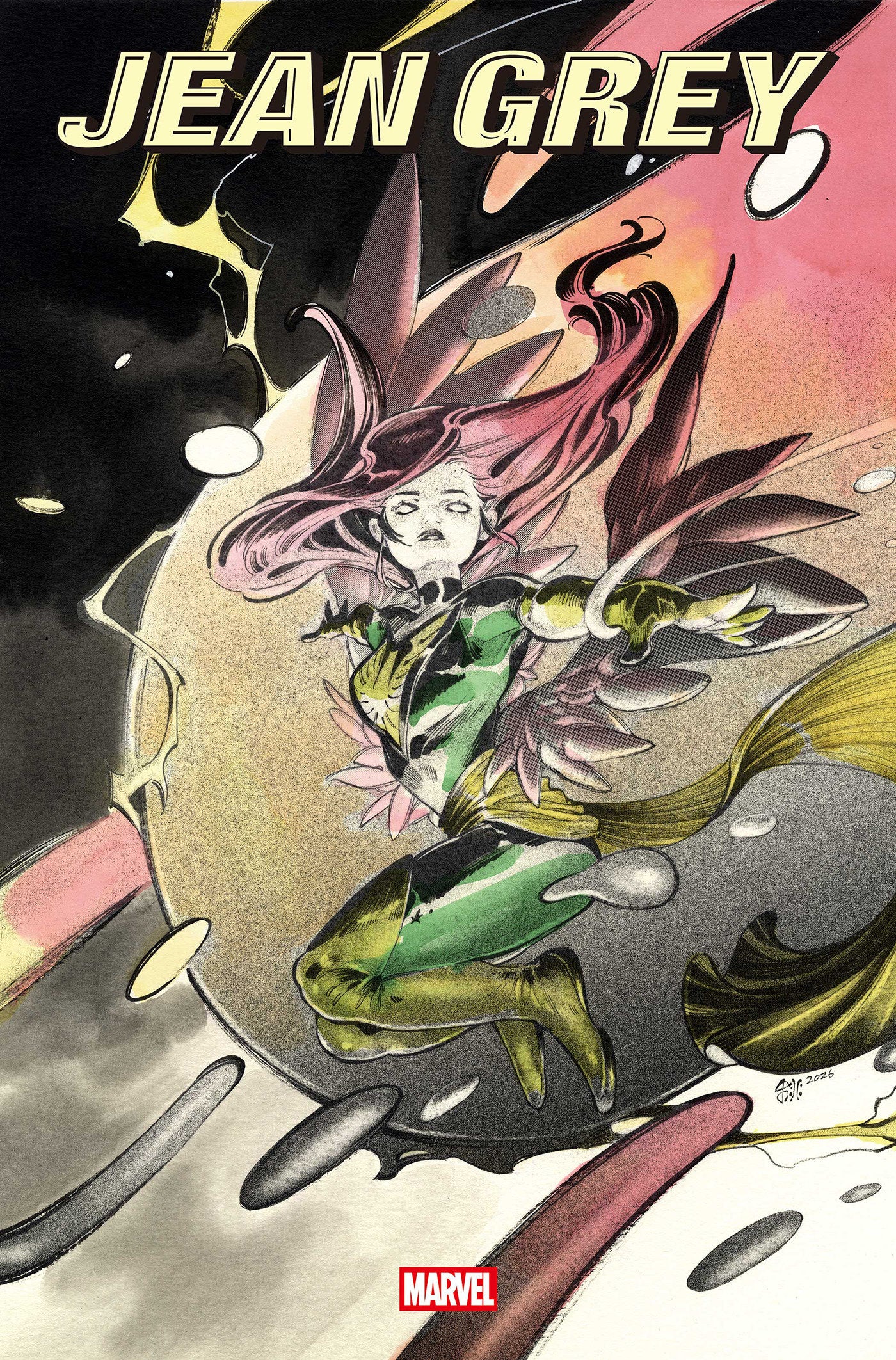 JEAN GREY #1 COVER E PEACH MOMOKO MOMO-TONE VARIANT ISBN: 75960621614700141 - FOC DATE: 10/18/26  - Release Date: 11/25/26