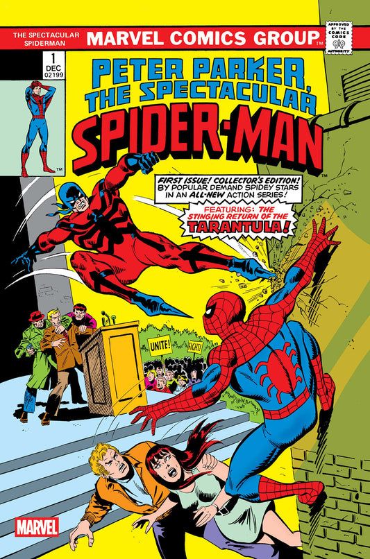 PETER PARKER, THE SPECTACULAR SPIDER-MAN #1 FACSIMILE EDITION ISBN: 75960621616100111 - FOC DATE: 4/12/26  - Release Date: 5/13/26