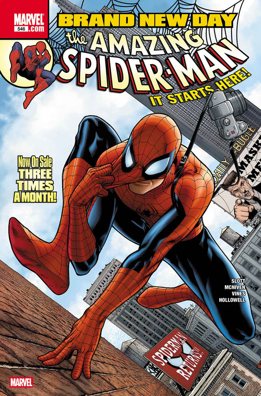 AMAZING SPIDER-MAN #546 FACSIMILE EDITION ISBN: 75960621617854611 - FOC DATE: 4/26/26  - Release Date: 6/10/26