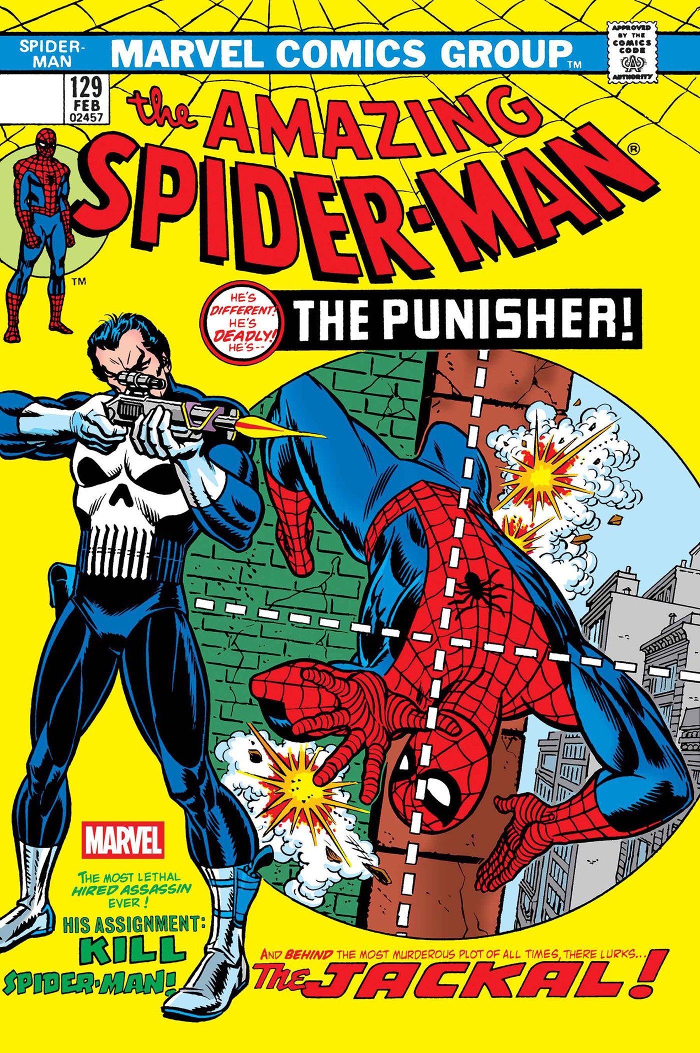 AMAZING SPIDER-MAN #129 FACSIMILE EDITION [NEW PRINTING 2] ISBN: 75960621618512911 - FOC DATE: 5/24/26  - Release Date: 7/8/26