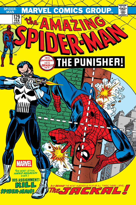 AMAZING SPIDER-MAN #129 FACSIMILE EDITION [NEW PRINTING 2] ISBN: 75960621618512911 - FOC DATE: 5/24/26  - Release Date: 7/8/26