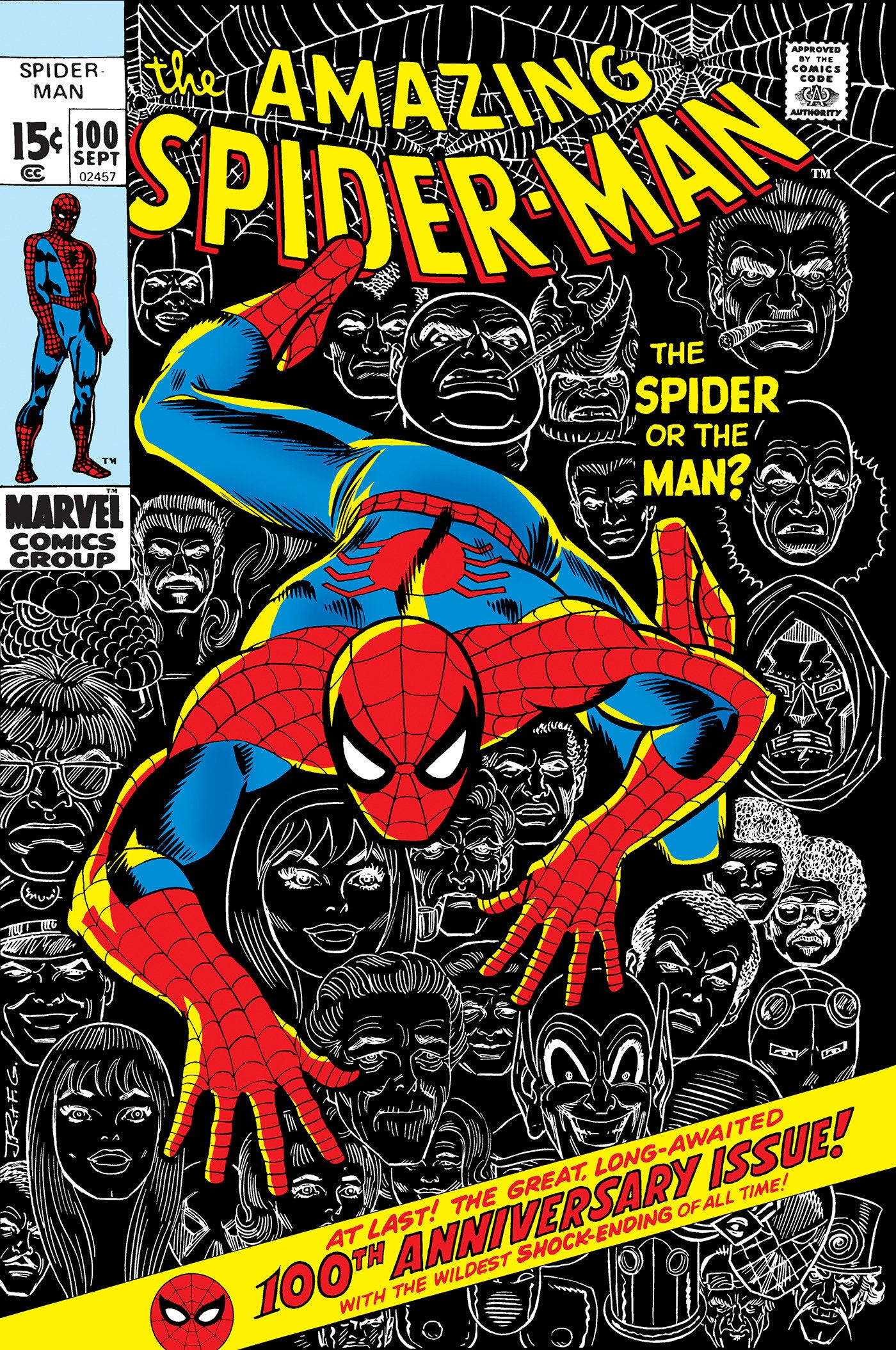 AMAZING SPIDER-MAN #100 FACSIMILE EDITION FOIL VARIANT ISBN: 75960621620810021 - FOC DATE: 6/28/26  - Release Date: 8/12/26