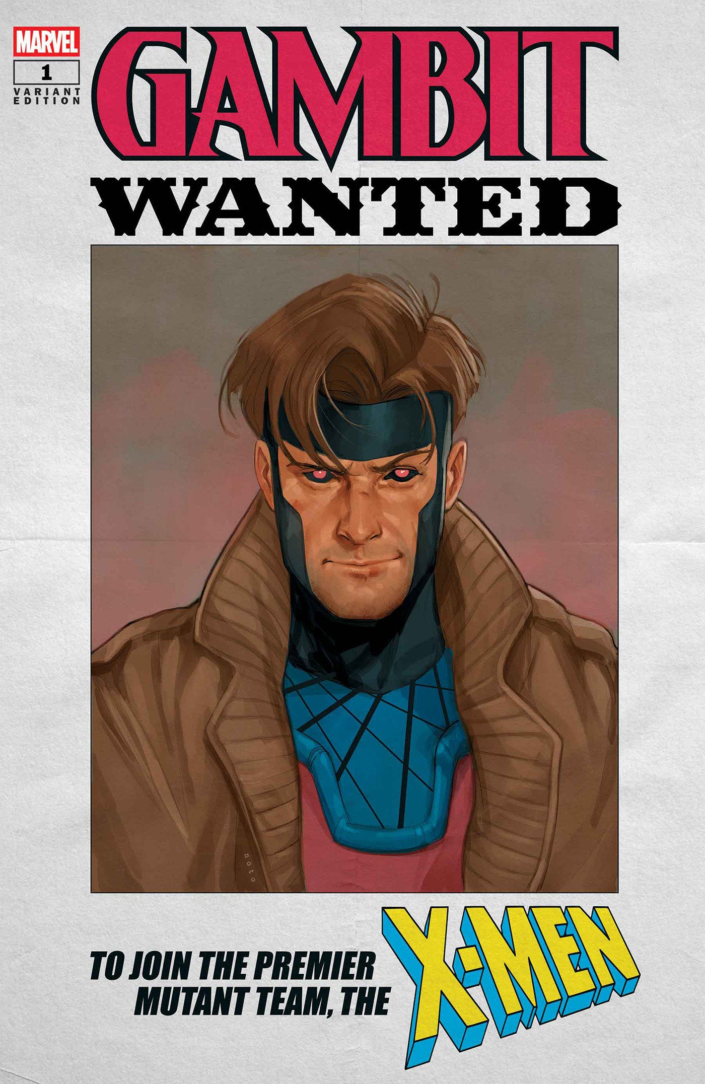 GAMBIT: WANTED #1 PHIL NOTO WANTED VARIANT A ISBN: 75960621622200151 - FOC DATE: 6/7/26  - Release Date: 7/22/26