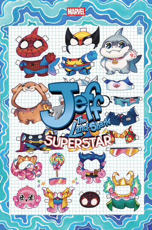 JEFF THE LAND SHARK: SUPERSTAR #1 RIAN GONZALES FOIL VARIANT ISBN: 75960621629100131 - FOC DATE: 5/24/26  - Release Date: 7/8/26