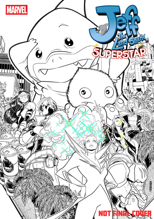 JEFF THE LAND SHARK: SUPERSTAR #2 DAVID BALDEON VARIANT ISBN: 75960621629100241 - FOC DATE: 7/12/26  - Release Date: 8/12/26
