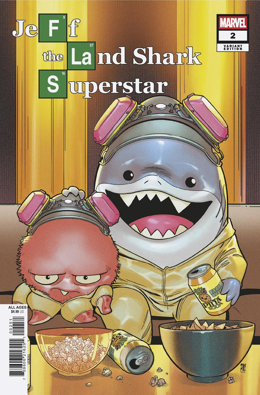 JEFF THE LAND SHARK: SUPERSTAR #2 PACO MEDINA VARIANT ISBN: 75960621629100251 - FOC DATE: 7/12/26  - Release Date: 8/12/26
