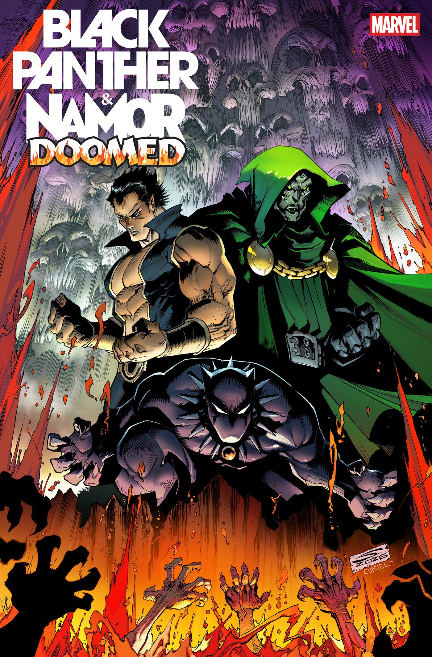 BLACK PANTHER/NAMOR: DOOMED #3 GERARDO SANDOVAL VARIANT ISBN: 75960621630700321 - FOC DATE: 10/11/26  - Release Date: 11/18/26