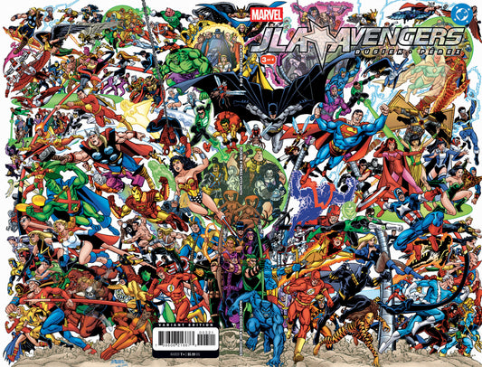JLA/AVENGERS #3 FACSIMILE EDITION FOIL WRAPAROUND VARIANT ISBN: 75960621667300321 - FOC DATE: 6/14/26  - Release Date: 7/22/26
