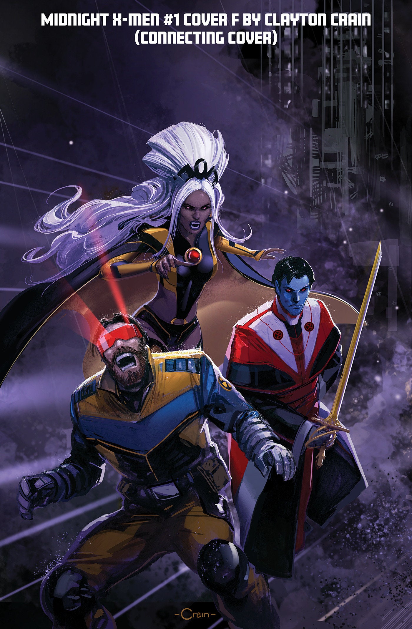 MIDNIGHT X-MEN #1 COVER F CLAYTON CRAIN 3-PART CONNECTING VARIANT ISBN: 75960621668000151 - FOC DATE: 8/30/26  - Release Date: 10/7/26