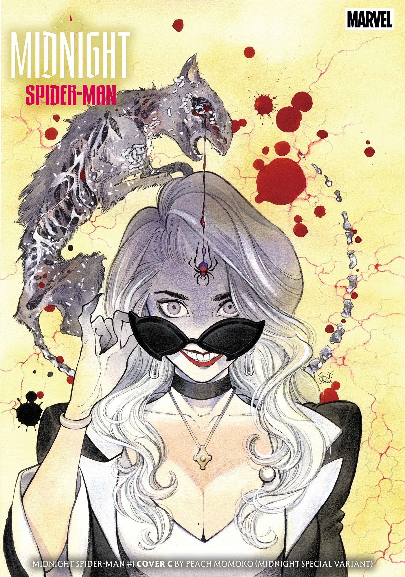 MIDNIGHT SPIDER-MAN #1 COVER C PEACH MOMOKO MIDNIGHT SPECIAL VARIANT ISBN: 75960621681900131 - FOC DATE: 8/30/26  - Release Date: 10/7/26