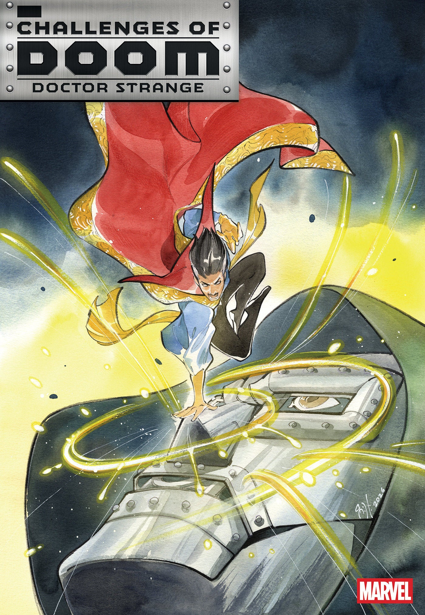 CHALLENGES OF DOOM: DOCTOR STRANGE #1 PEACH MOMOKO VARIANT ISBN: 75960621690100131 - FOC DATE: 10/4/26  - Release Date: 11/4/26