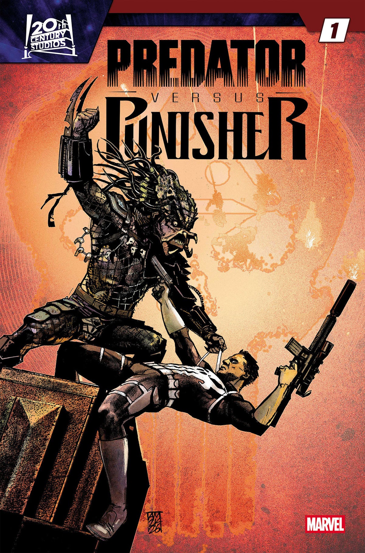 PREDATOR VS. PUNISHER #1 COVER D ALEX MALEEV VARIANT ISBN: 75960621694900131 - FOC DATE: 9/20/26  - Release Date: 11/11/26