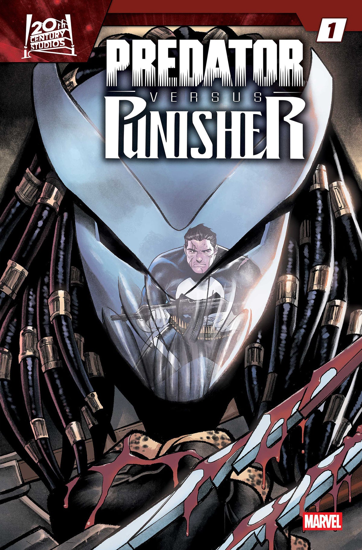 PREDATOR VS. PUNISHER #1 COVER F MARTIN COCCOLO FOIL VARIANT ISBN: 75960621694900151 - FOC DATE: 9/20/26  - Release Date: 11/11/26