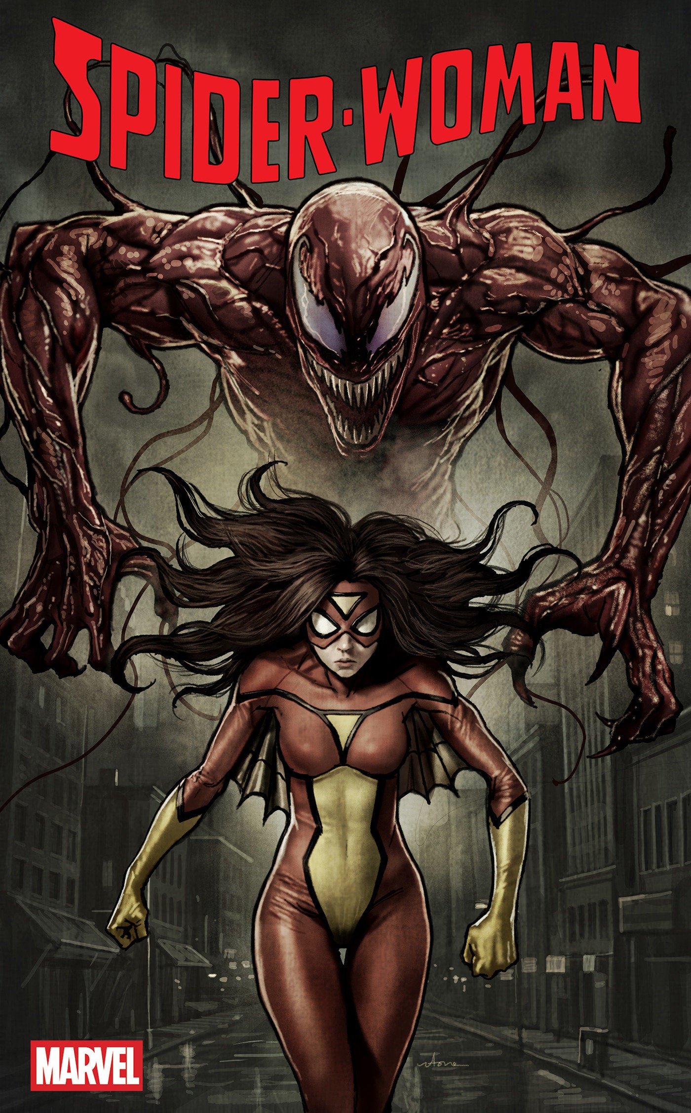 SPIDER-WOMAN #1 COVER C STONEHOUSE NOIR VARIANT ISBN: 75960621723600131 - FOC DATE: 10/4/26  - Release Date: 11/4/26