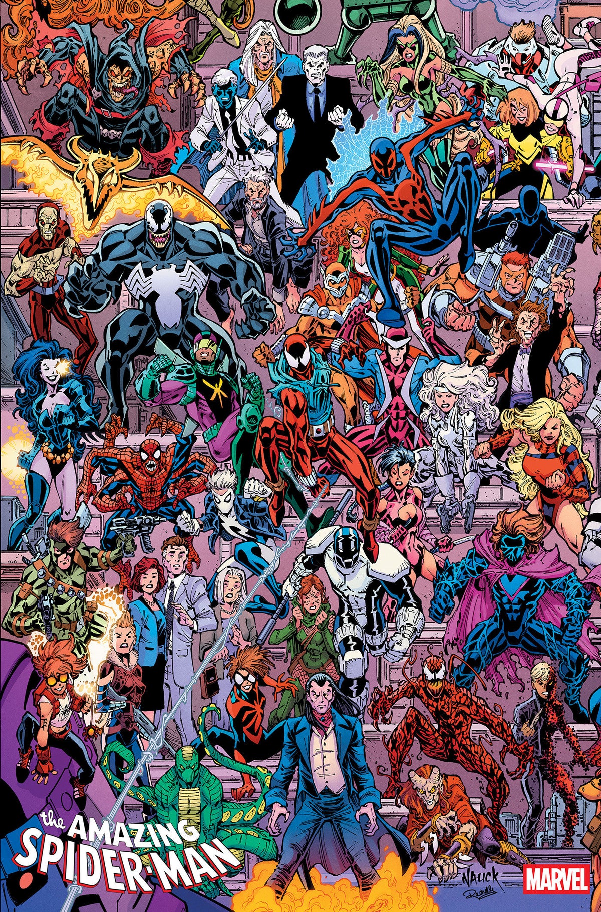 AMAZING SPIDER-MAN #1002 TODD NAUCK 4-PART CONNECTING LEGACY VARIANT ISBN: 75960623001300221 - FOC DATE: 9/27/26  - Release Date: 10/28/26