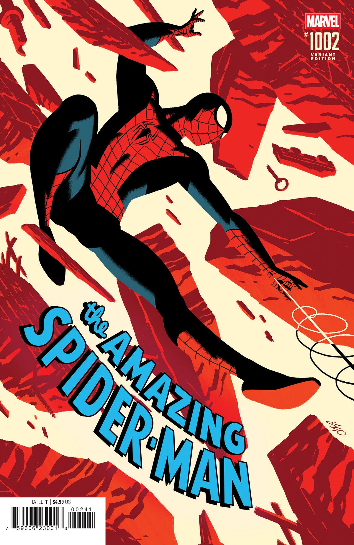 AMAZING SPIDER-MAN #1002 MICHAEL CHO VARIANT ISBN: 75960623001300241 - FOC DATE: 9/27/26  - Release Date: 10/28/26