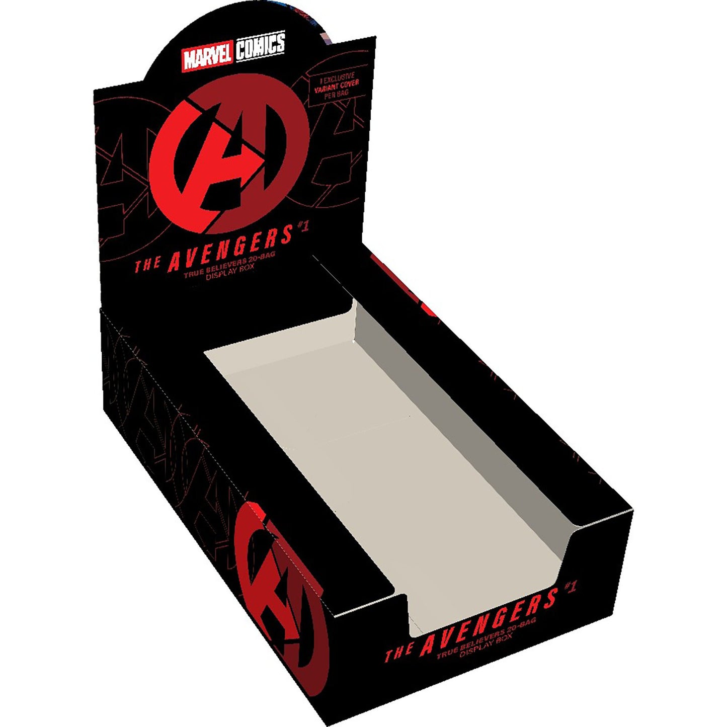 AVENGERS #1 TRUE BELIEVERS 20-BAG DISPLAY BOX ISBN: 75960628479581611 - FOC DATE: 8/23/26  - Release Date: 11/4/26