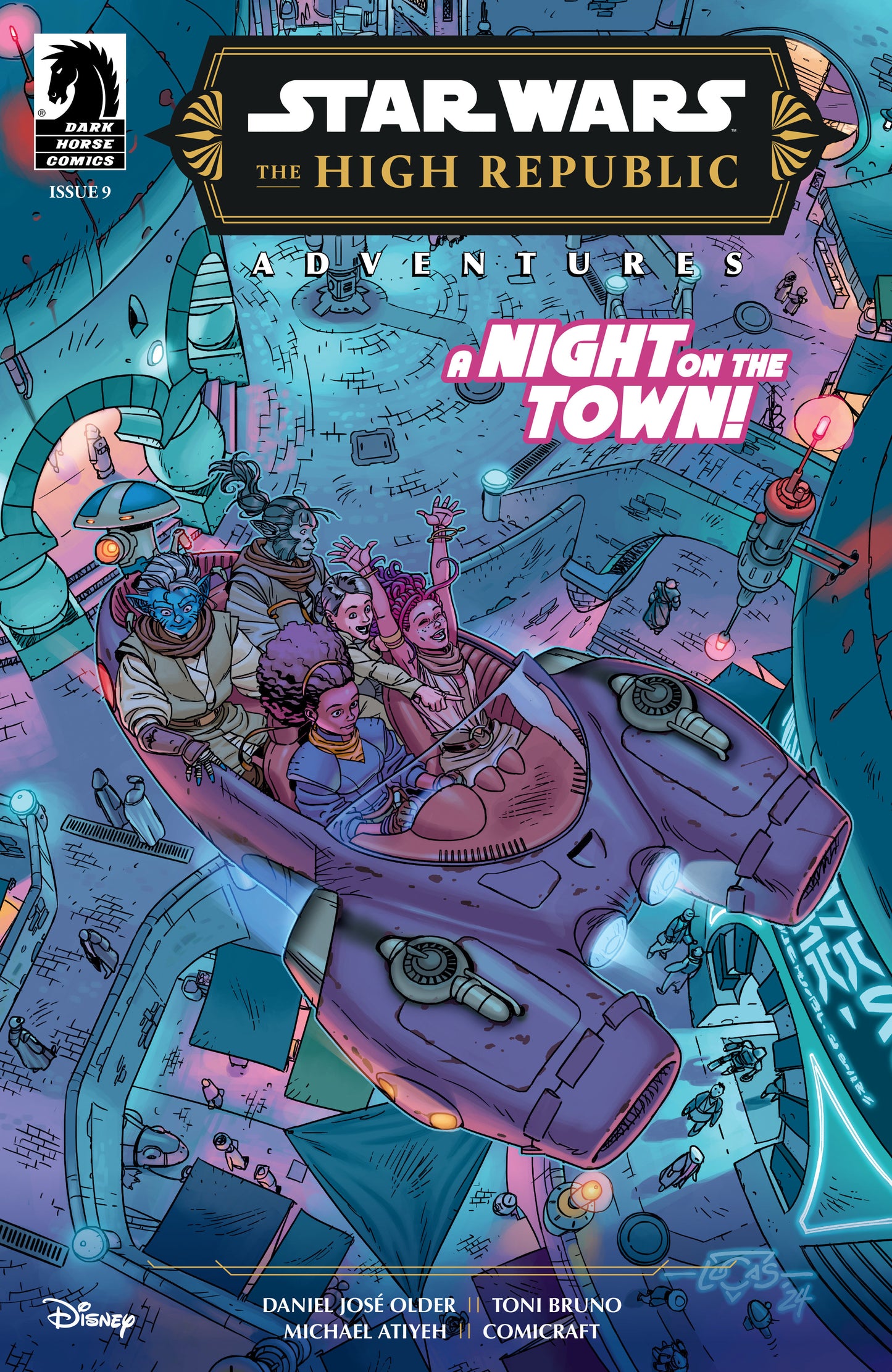 Star Wars: The High Republic Adventures Phase III #9 (CVR B) (Lucas Marangon)  - Release Date: 8/21/24