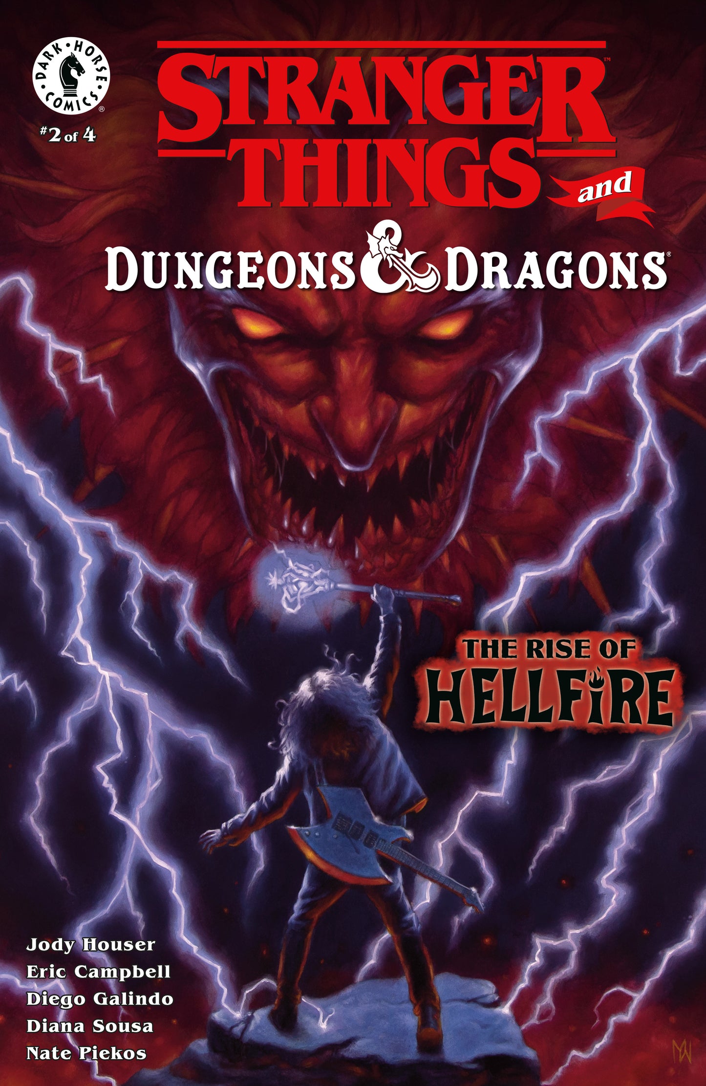 Stranger Things and Dungeons & Dragons: The Rise of Hellfire #2 (CVR A) (Myles Wohl)  - Release Date:  3/26/25