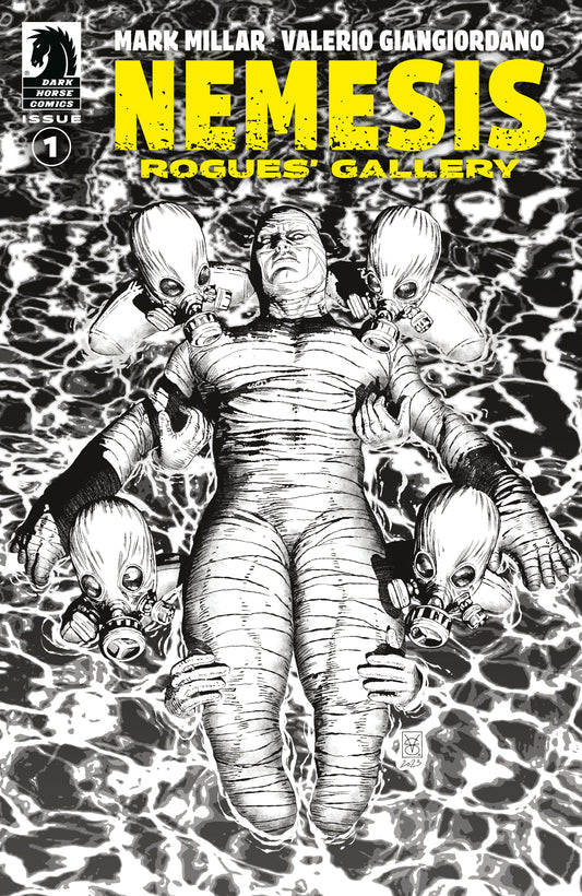 1:10 Nemesis: Rogues' Gallery #1 (CVR B) (1:10) (B&W) (Valerio Giangiordano) - Release Date:  7/24/24