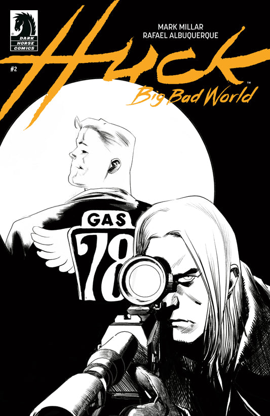 Huck: Big Bad World #2 (CVR B) (B&W) (Rafael Albuquerque)  - Release Date:  6/25/25