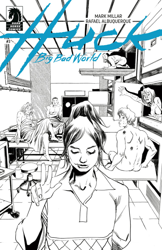 Huck: Big Bad World #3 (CVR B) (B&W) (Rafael Albuquerque)  - Release Date:  7/23/25