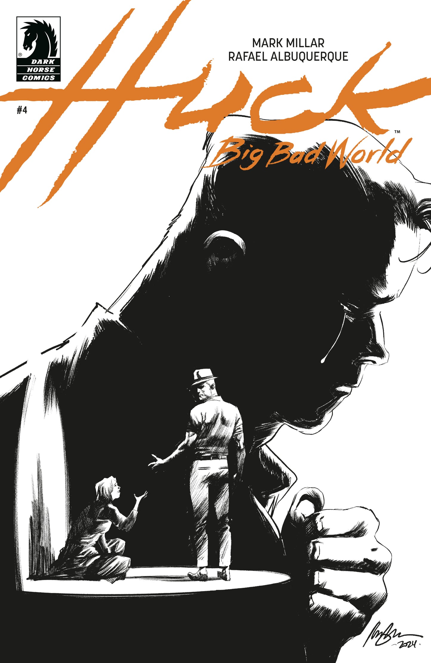 Huck: Big Bad World #4 (CVR B) (B&W) (Rafael Albuquerque) - ISBN: 76156801215600421 - Release Date:  8/27/25