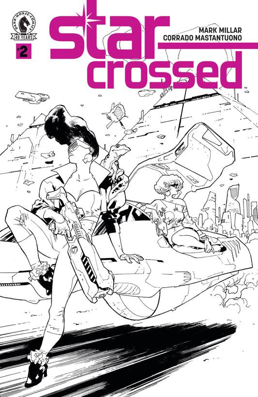 Star-Crossed #2 (CVR B) (B&W) (Stuart Immonen) ISBN: 76156801222400221 - FOC DATE: 7/12/26  - Release Date: 8/26/26