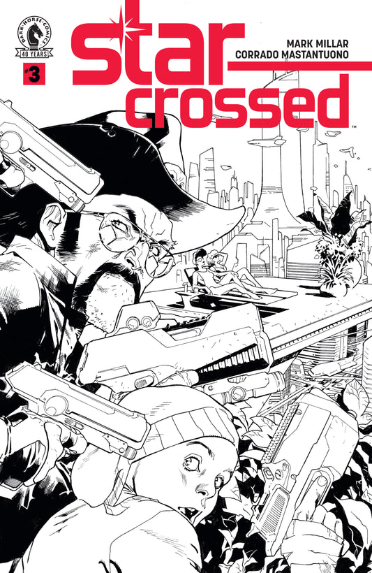 Star-Crossed #3 (CVR B) (B&W) (Stuart Immonen) ISBN: 76156801222400321 - FOC DATE: 8/30/26  - Release Date: 10/14/26