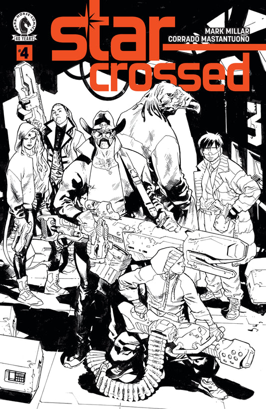 Star-Crossed #4 (CVR B) (B&W) (Stuart Immonen) ISBN: 76156801222400421 - FOC DATE: 10/18/26  - Release Date: 12/9/26