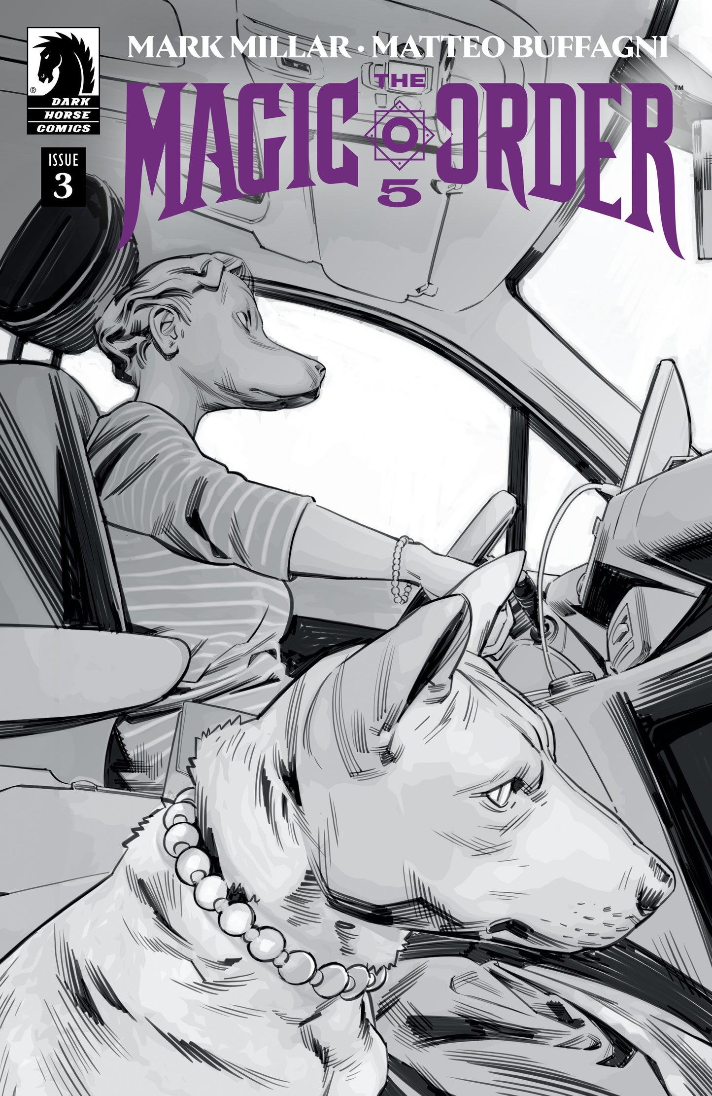 The Magic Order 5 #3 (CVR B) (B&W) (Matteo Buffagni)  - Release Date:  12/4/24