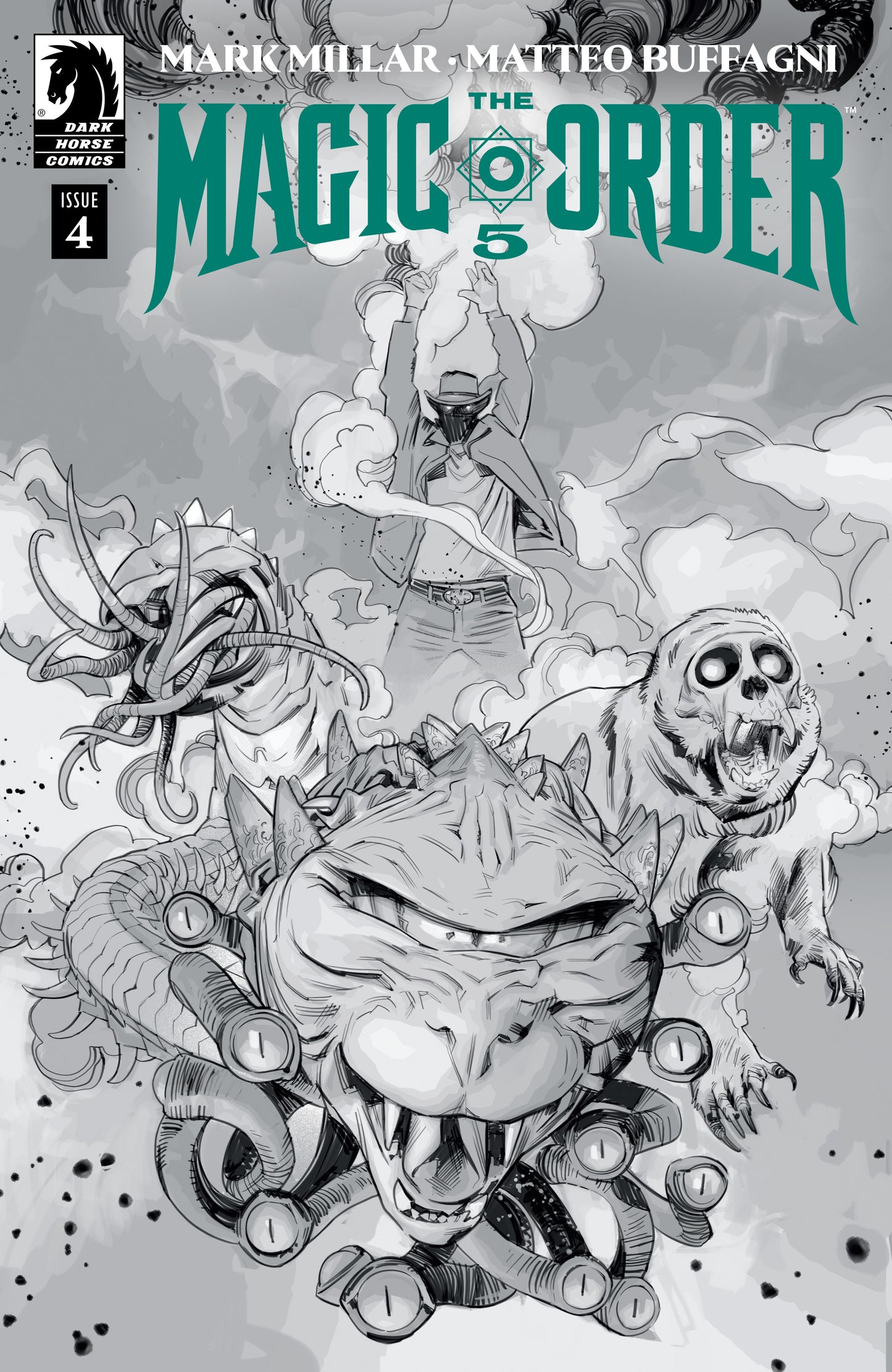 The Magic Order 5 #4 (CVR B) (B&W) (Matteo Buffagni)  - Release Date:  1/8/25