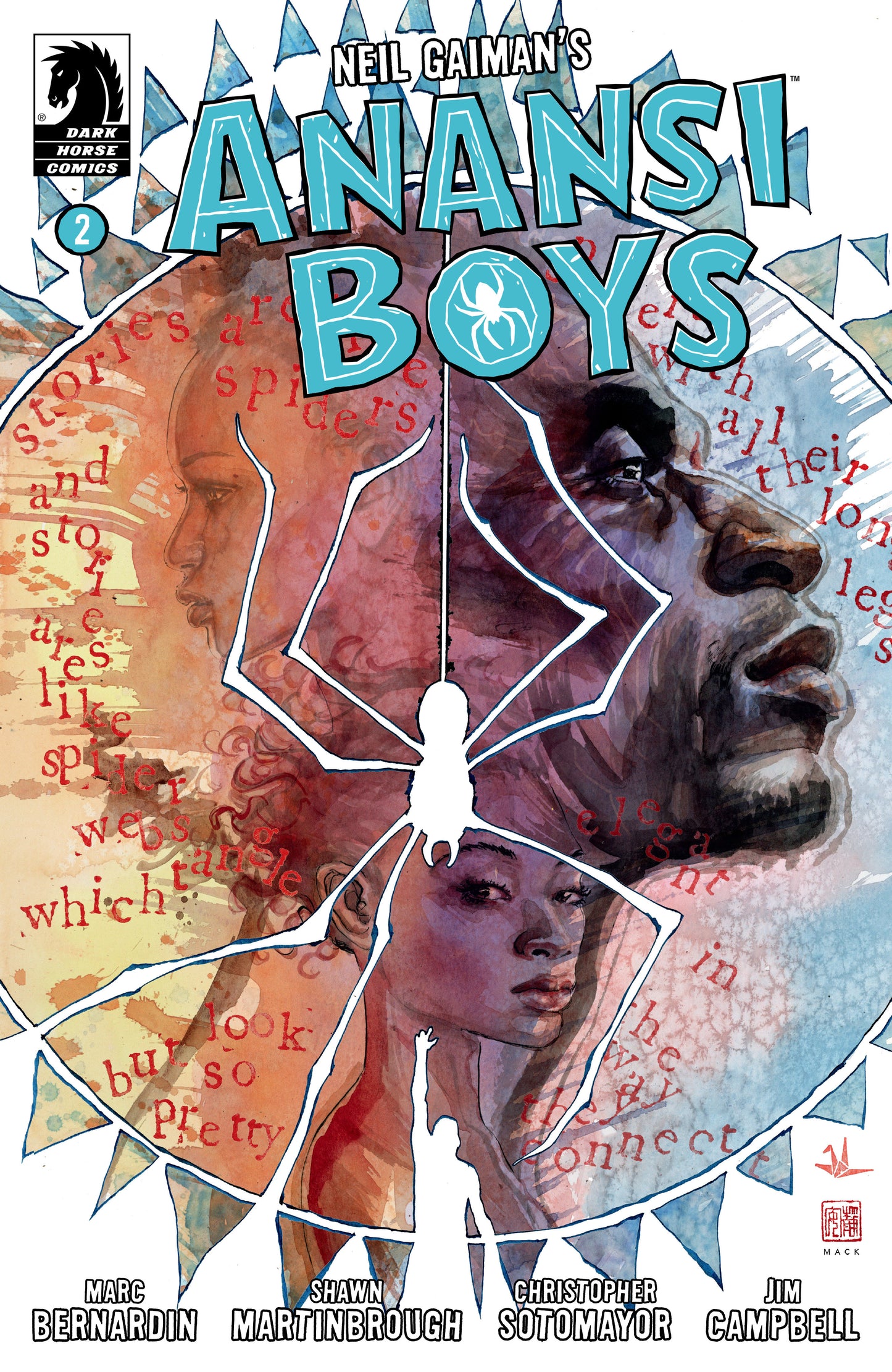 Anansi Boys I #2 (CVR A) (David Mack) -Releases: 7/31/24