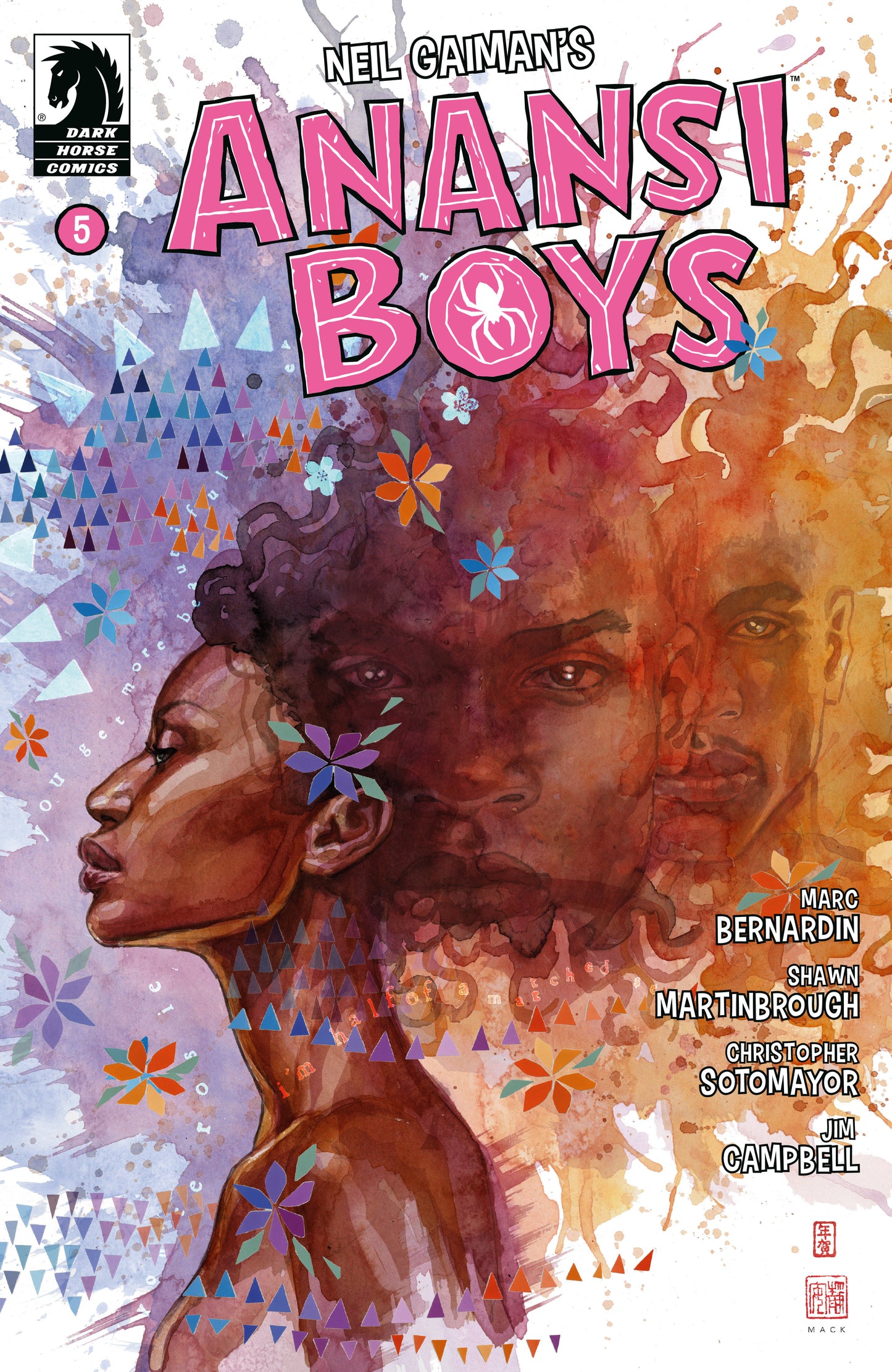 Anansi Boys I #5 (CVR A) (David Mack)  - Release Date:  10/30/2024