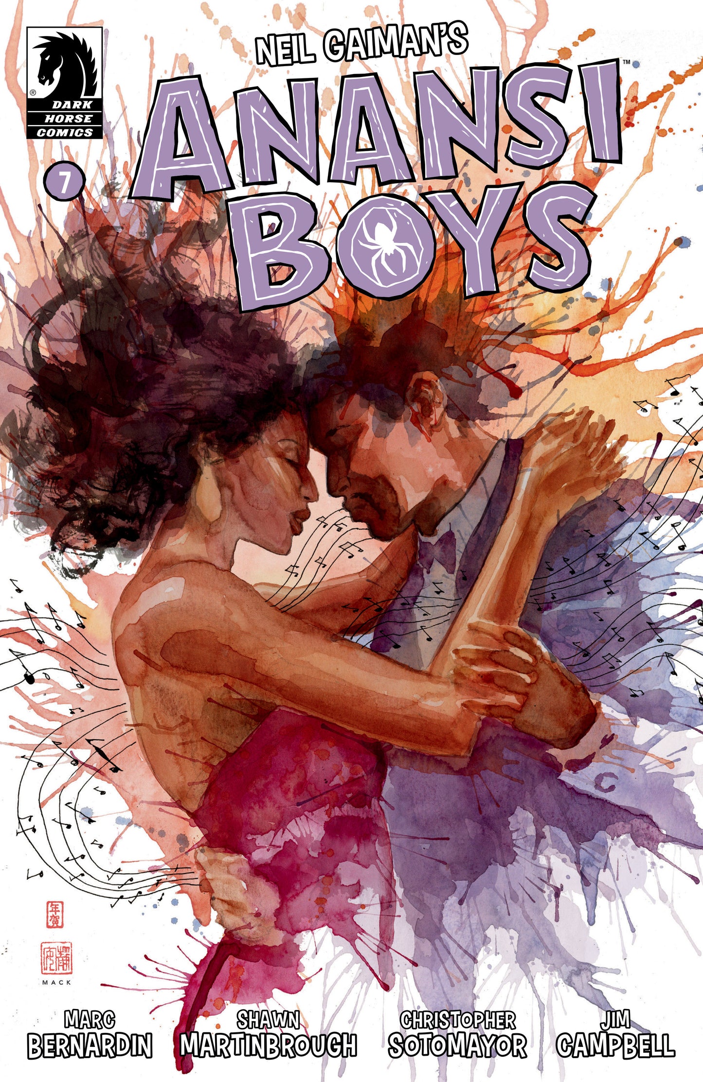 Anansi Boys I #7 (CVR A) (David Mack)  - Release Date:  1/15/25