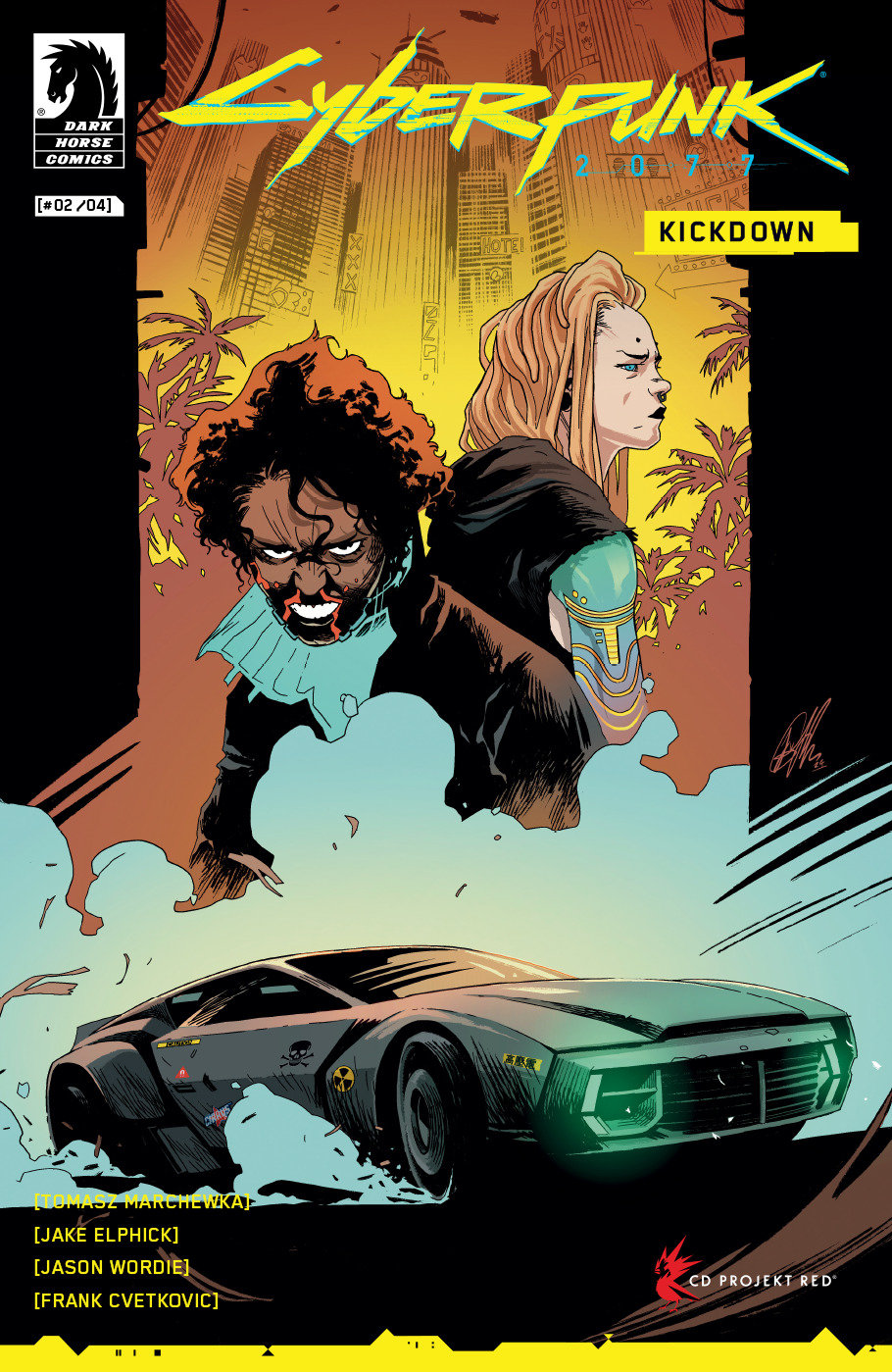 Cyberpunk 2077: Kickdown #2 (CVR A) (Jake Elphick) -Releases: 8/7/24