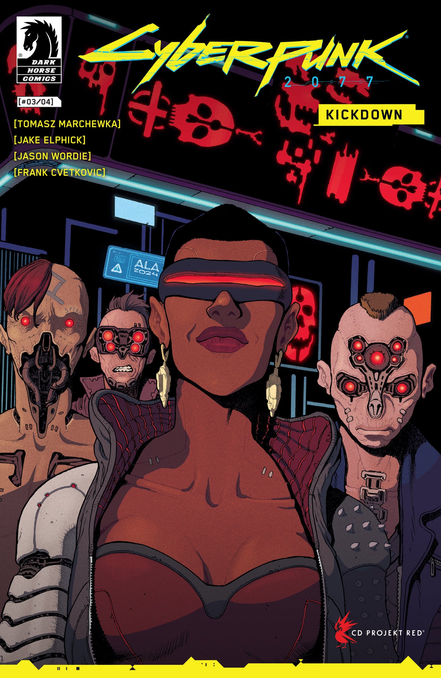 Cyberpunk 2077: Kickdown #3 (CVR C) (André Lima Araújo)  - Release Date:  9/11/24