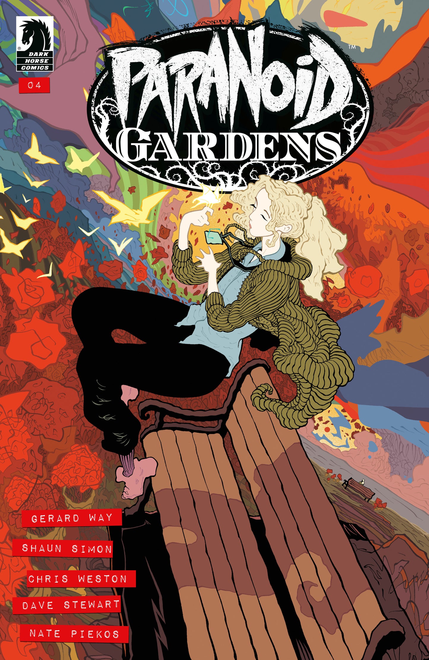 Paranoid Gardens #4 (CVR B) (Tradd Moore)  - Release Date:  10/23/2024