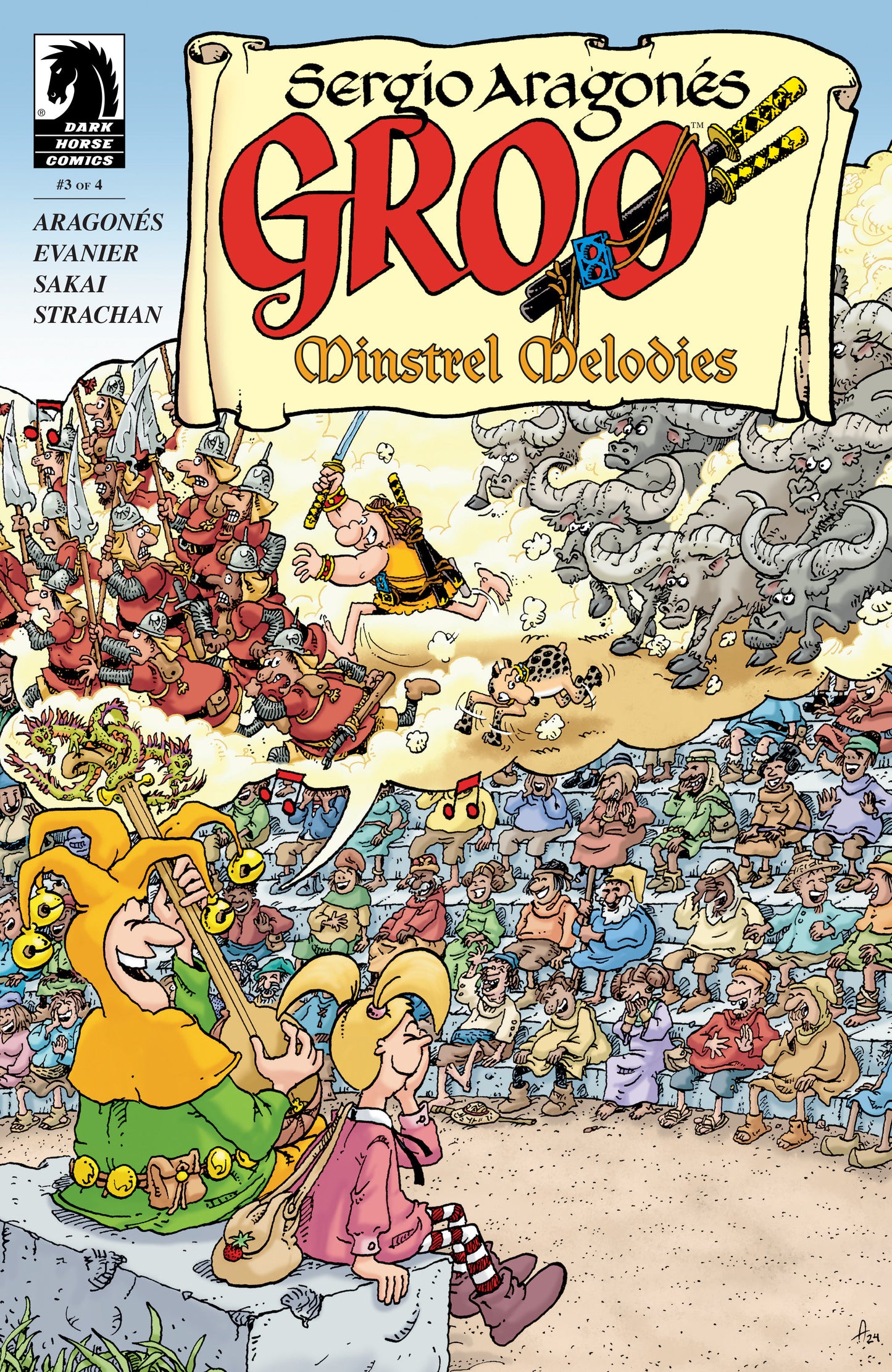 Groo: Minstrel Melodies #3 (CVR A) (Sergio Aragonés)  - Release Date:  11/13/24