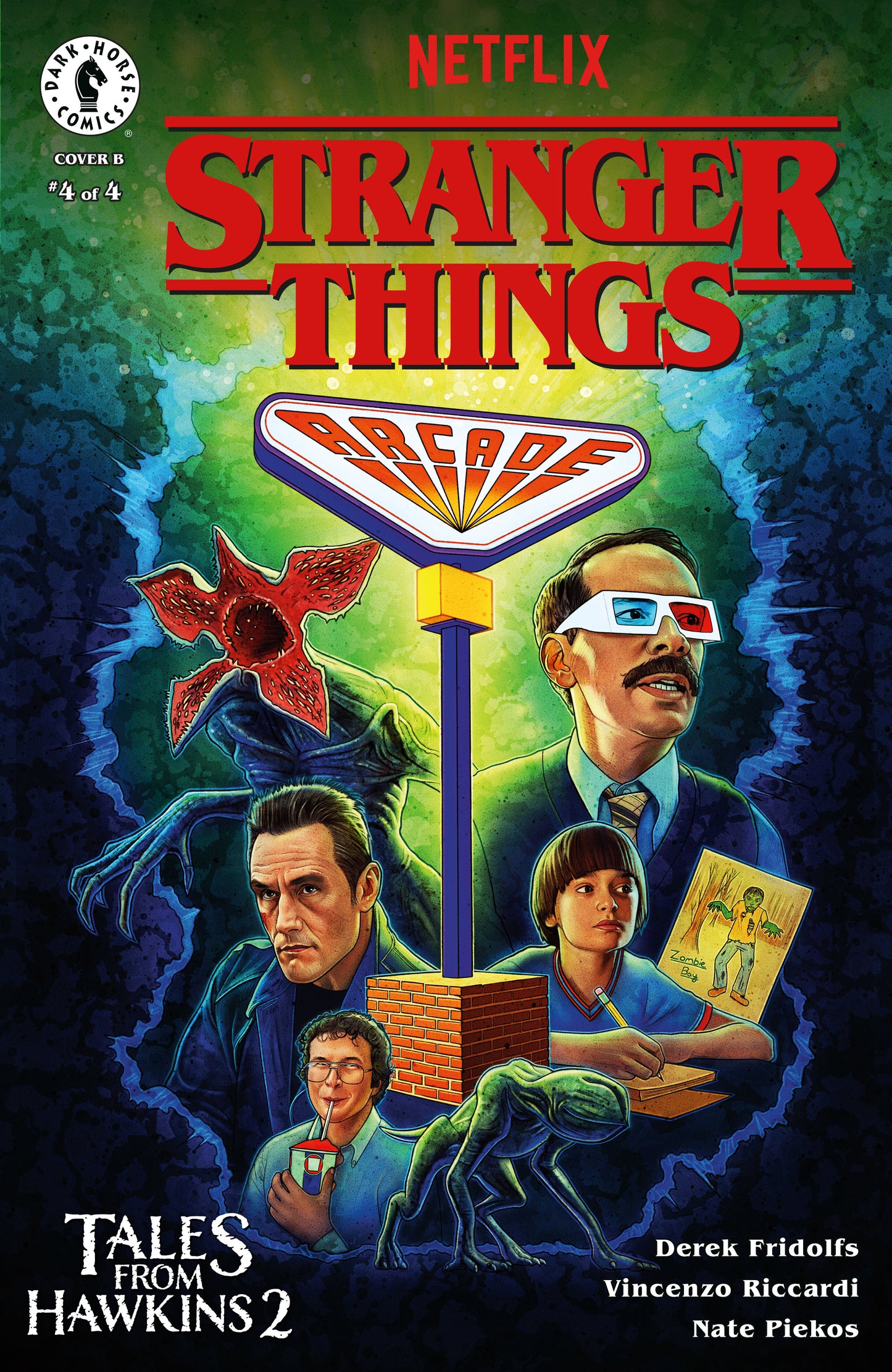 Stranger Things: Tales from Hawkins 2 #4 (CVR B) (Kyle Lambert) - 10/8/25 - Release Date:  10/8/25