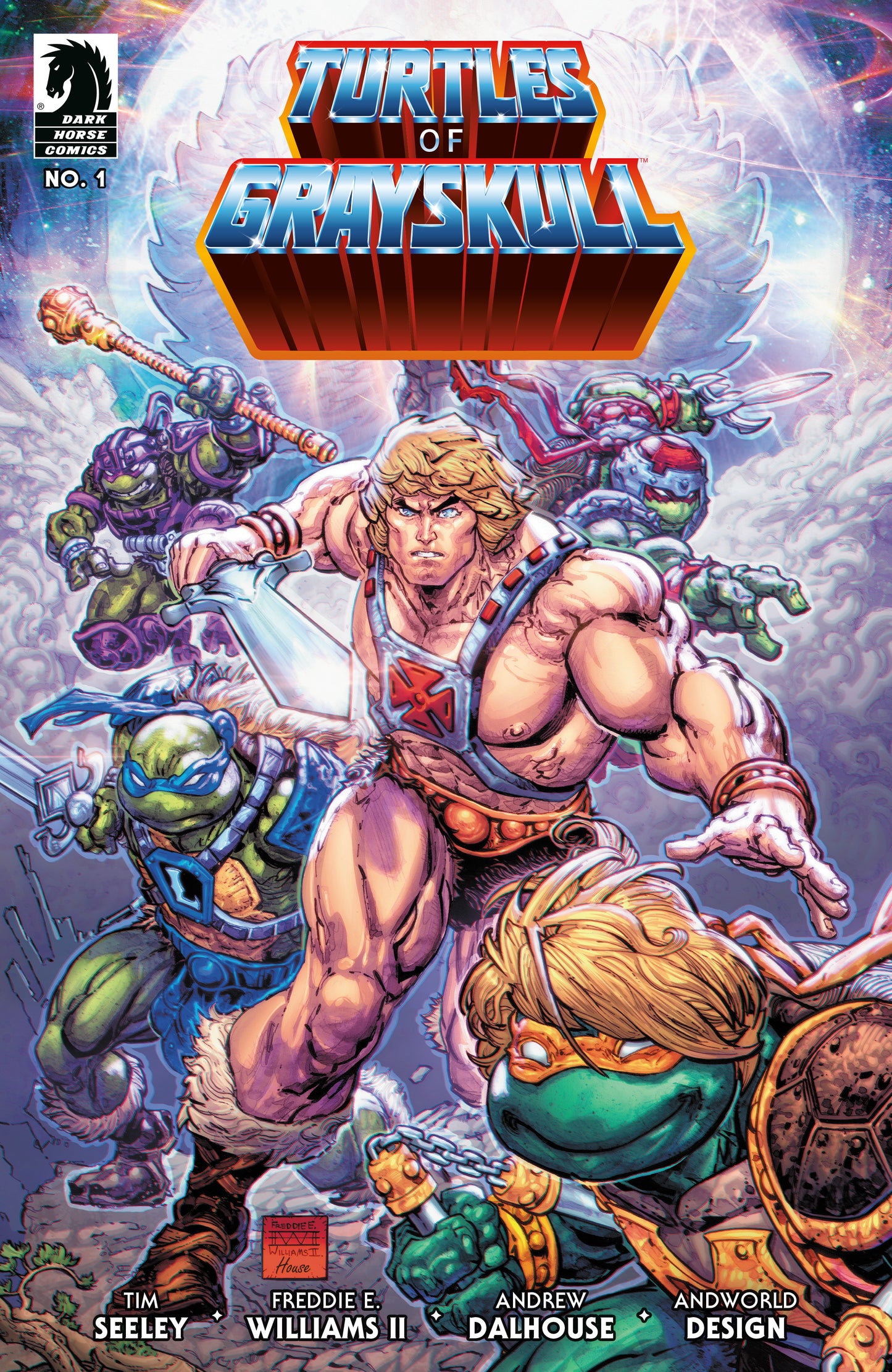 Masters of the Universe/Teenage Mutant Ninja Turtles: Turtles of Grayskull #1 (CVR A) (Freddie Williams II)  - Release Date:  9/25/24