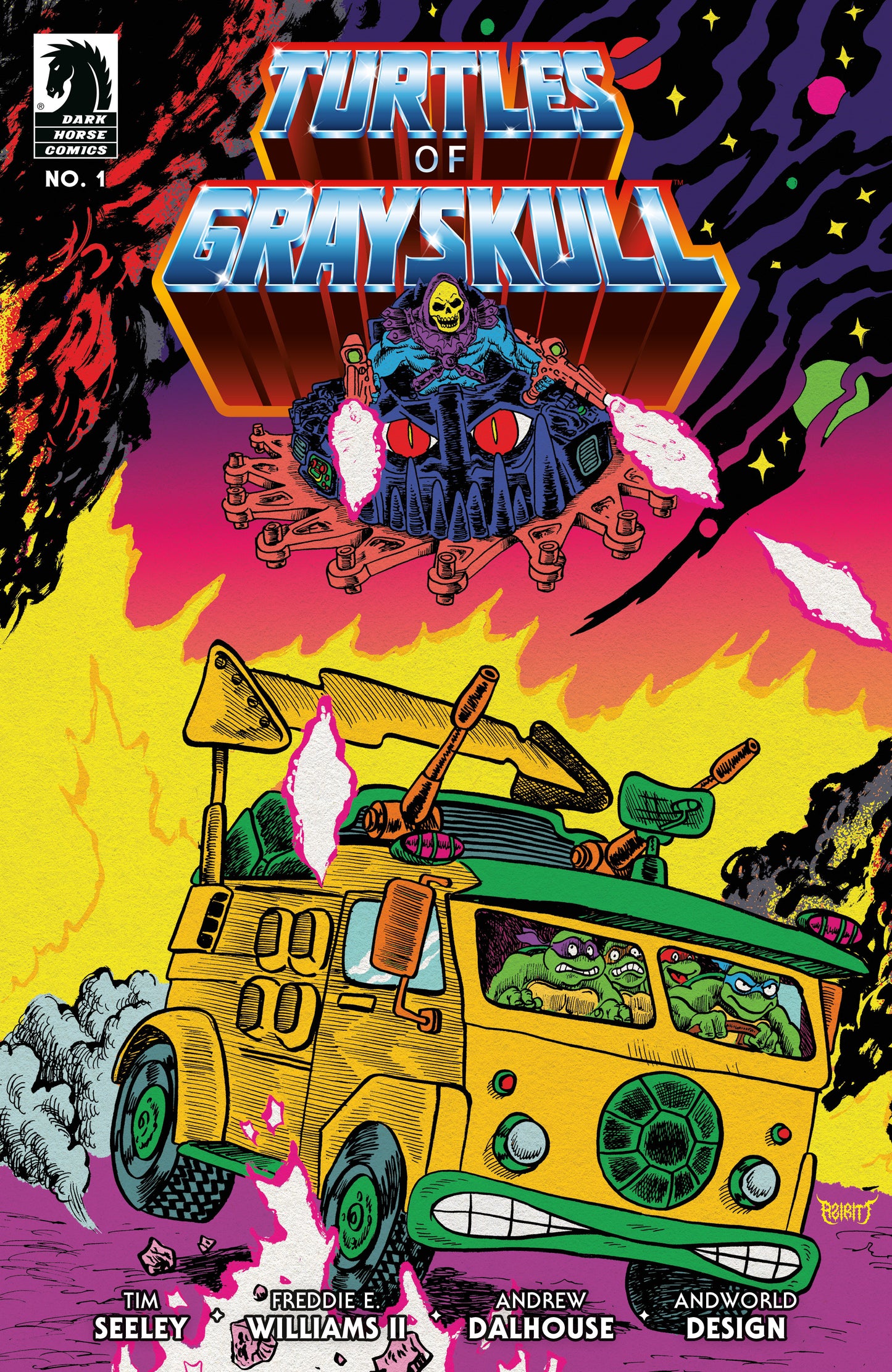 Masters of the Universe/Teenage Mutant Ninja Turtles: Turtles of Grayskull #1 (CVR C) (Alexis Ziritt)  - Release Date:  9/25/24