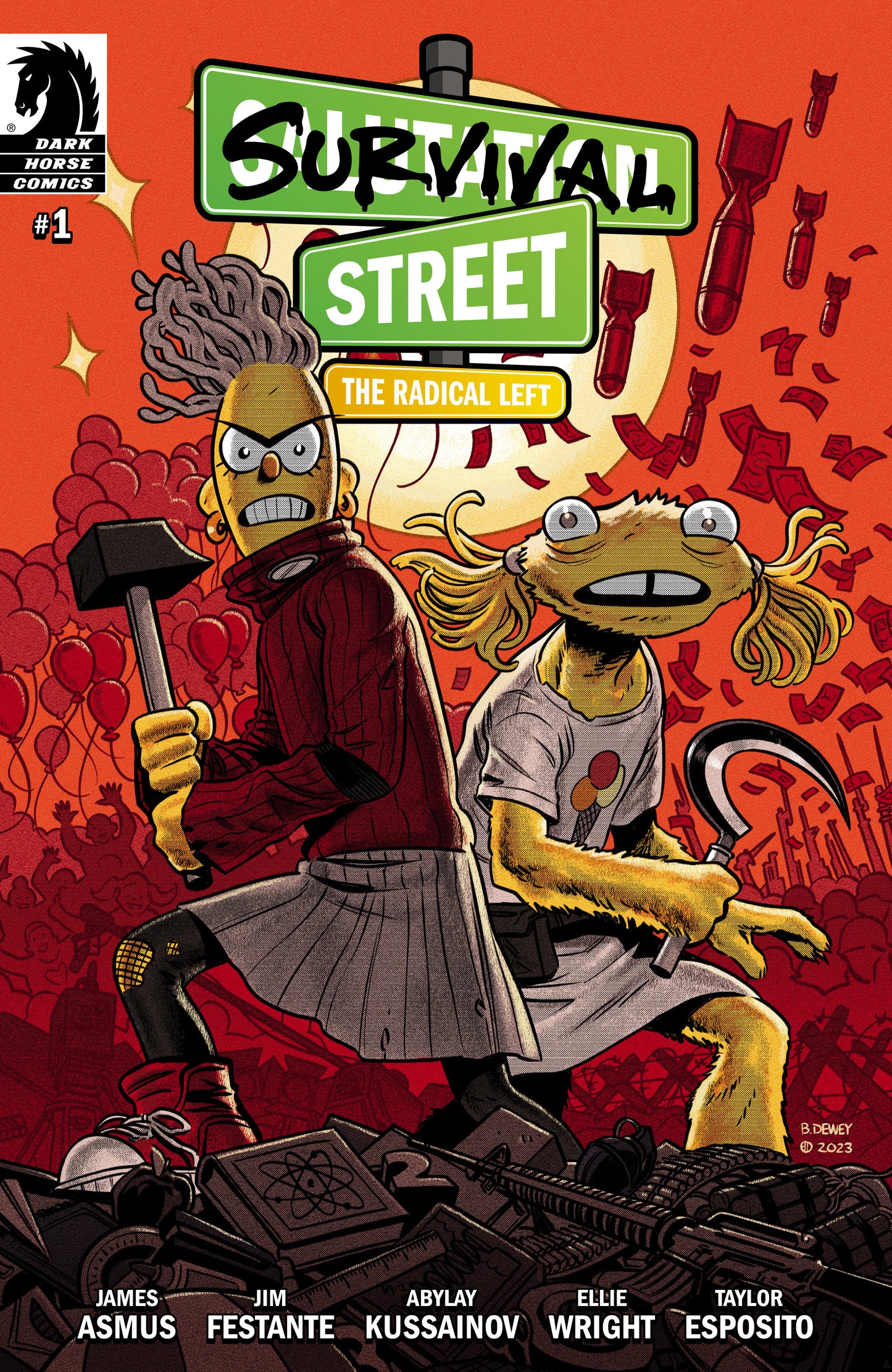 Survival Street: The Radical Left #1 (CVR B) (Ben Dewey)  - Release Date:  9/25/24