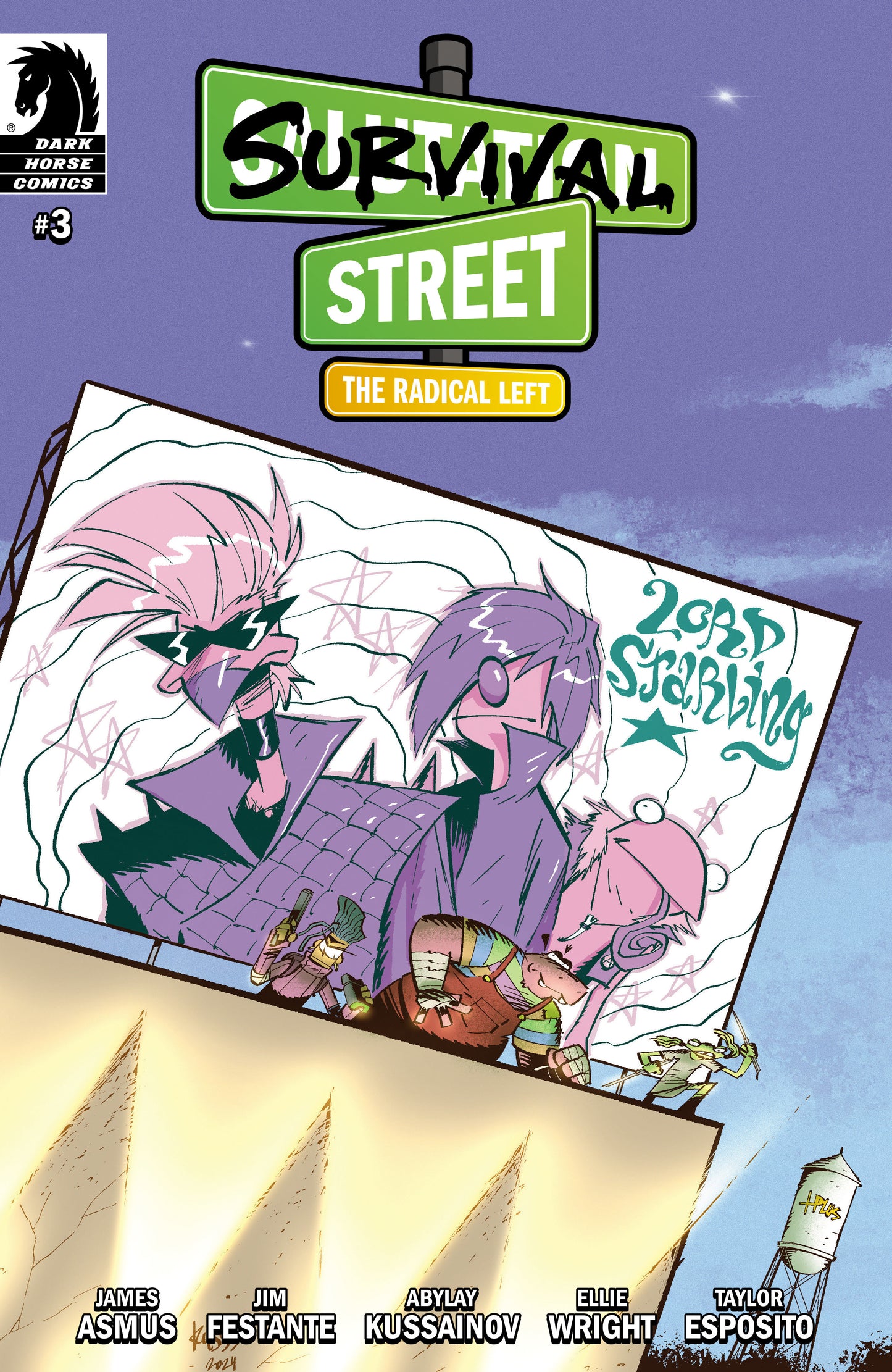 Survival Street: The Radical Left #3 (CVR A) (Abylay Kussainov)  - Release Date:  12/4/24