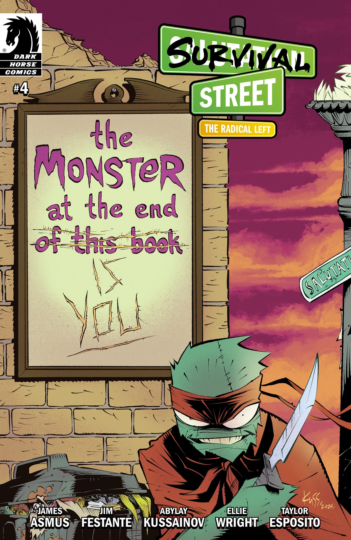 Survival Street: The Radical Left #4 (CVR A) (Abylay Kussainov)  - Release Date:  1/8/25