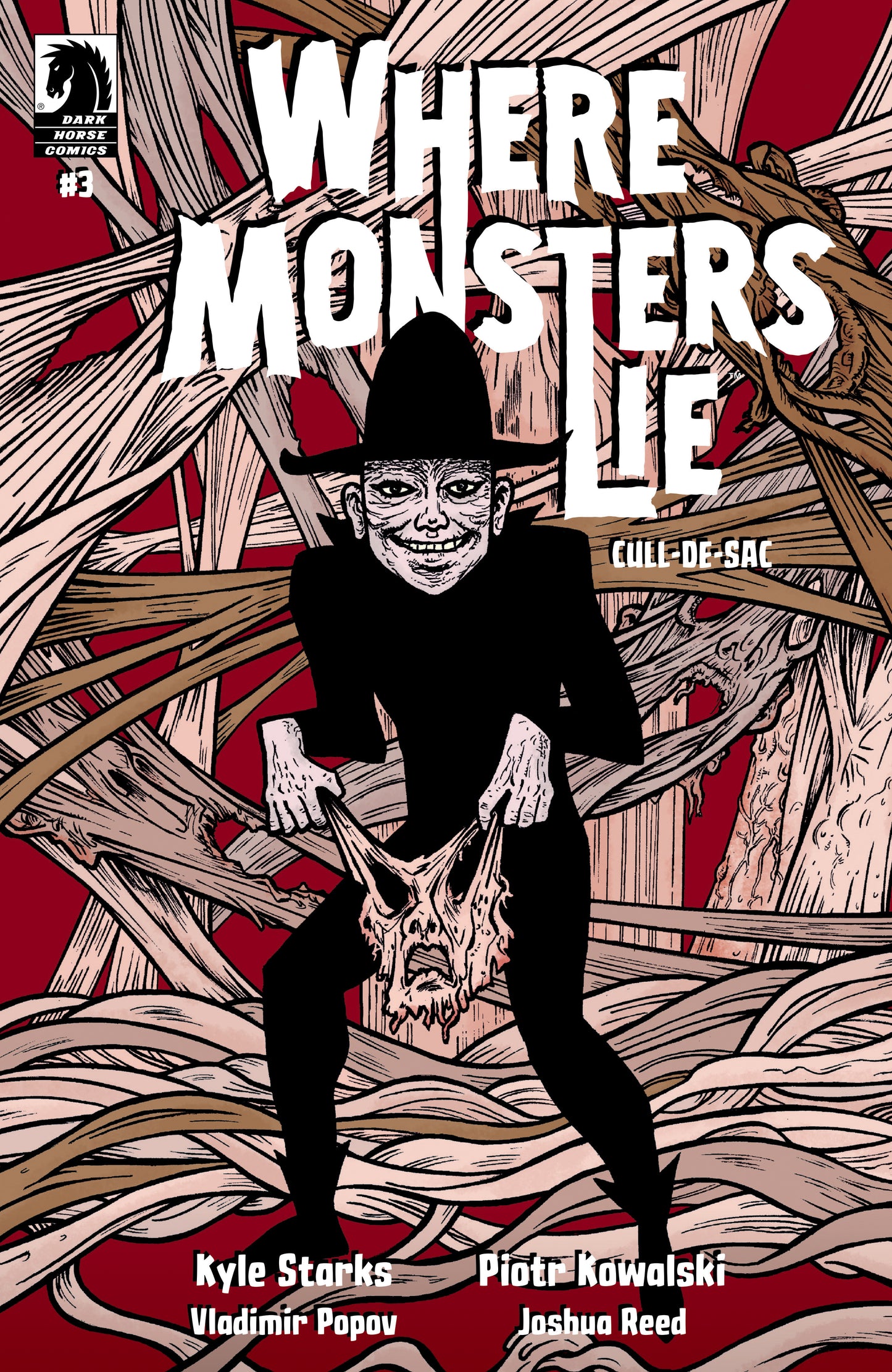 Where Monsters Lie: CULL-DE-SAC #3 (CVR B) (Evan Dorkin)  - Release Date:  1/8/25