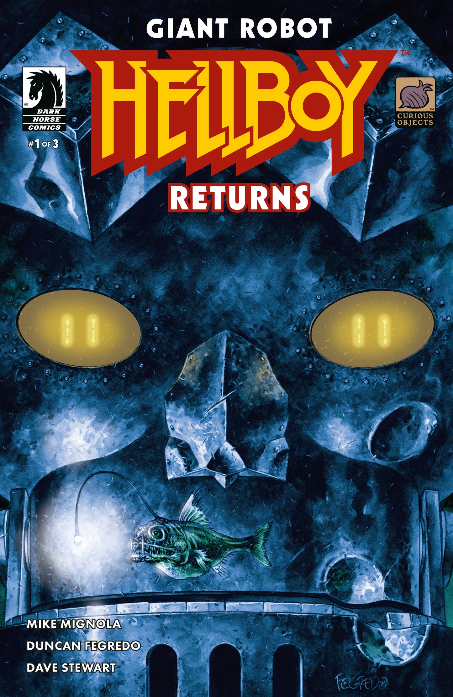 Giant Robot Hellboy Returns #1 (CVR A) (Duncan Fegredo) ISBN: 76156801316000111 - FOC DATE: 6/14/26  - Release Date: 7/22/26
