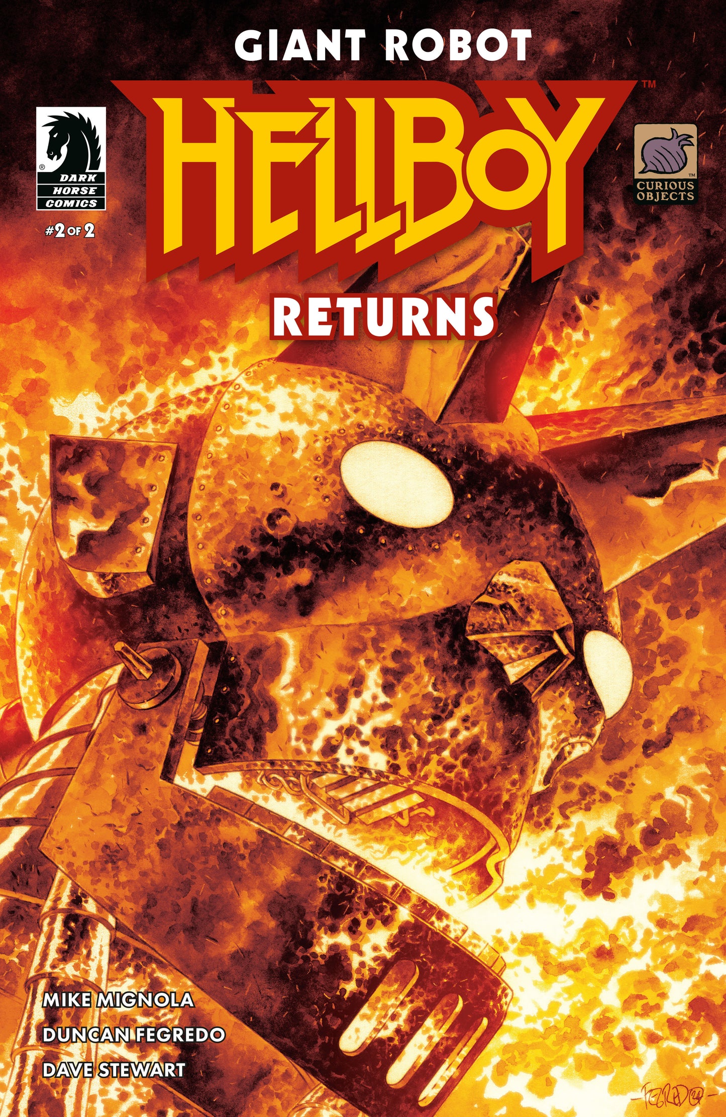 Giant Robot Hellboy Returns #2 (CVR A) (Duncan Fegredo) ISBN: 76156801316000211 - FOC DATE: 7/26/26  - Release Date: 9/2/26