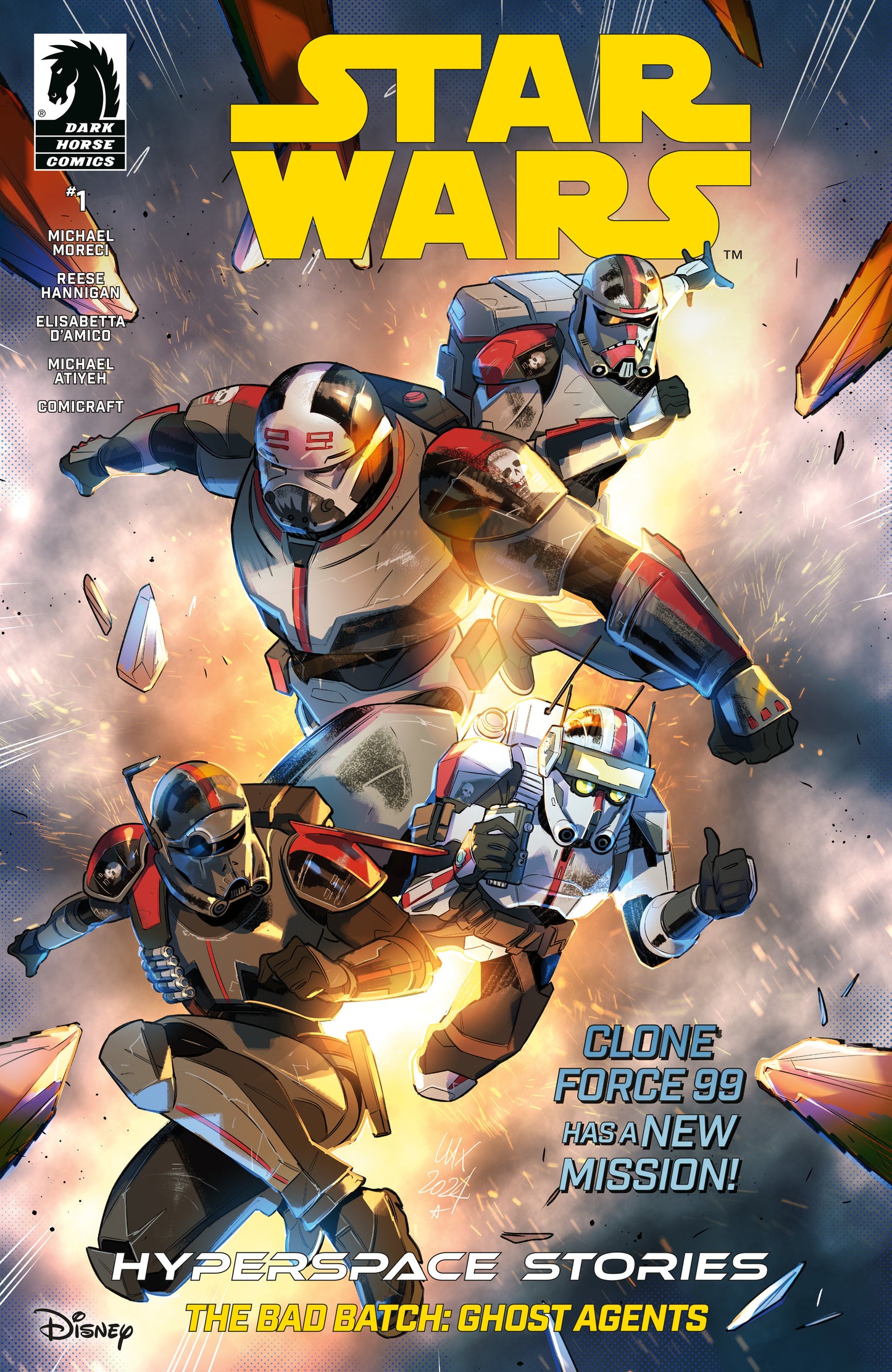 Star Wars: Hyperspace Stories-The Bad Batch--Ghost Agents #1 (CVR A) (Valeria Fa voccia)  - Release Date:  1/22/25