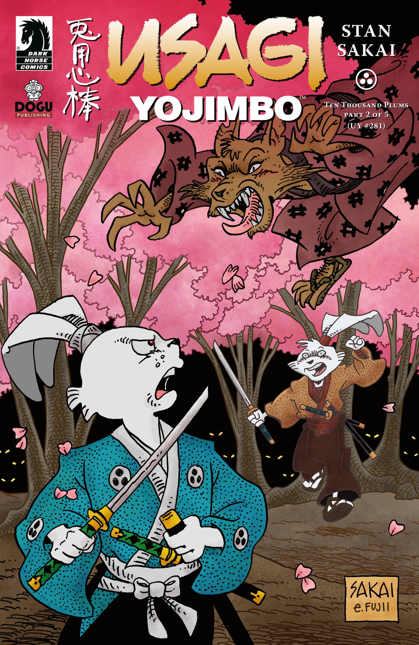 Usagi Yojimbo: Ten Thousand Plums #2 (CVR A) (Stan Sakai)  - Release Date:  4/9/25